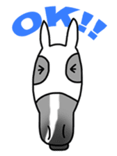 Juri Ogawa's HORSE Stickers sticker #937287