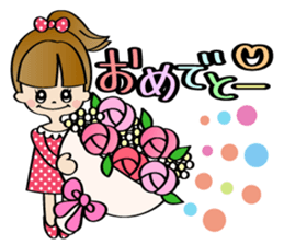 Girl & Rabbit (Japanese) sticker #937326