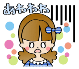 Girl & Rabbit (Japanese) sticker #937329
