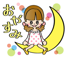 Girl & Rabbit (Japanese) sticker #937330