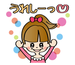 Girl & Rabbit (Japanese) sticker #937336