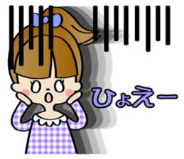 Girl & Rabbit (Japanese) sticker #937343