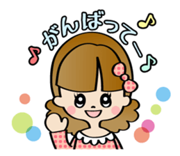 Girl & Rabbit (Japanese) sticker #937354