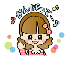 Girl & Rabbit (Japanese) sticker #937354