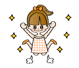 Girl & Rabbit (Japanese) sticker #937358