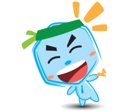 Blue life man sticker #937530