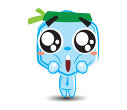 Blue life man sticker #937541