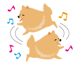 Pomeranian Moco sticker #940086