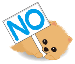 Pomeranian Moco sticker #940090