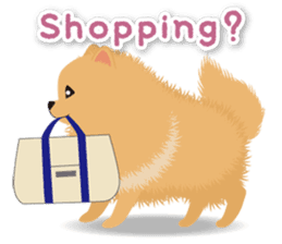 Pomeranian Moco sticker #940098