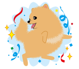 Pomeranian Moco sticker #940107