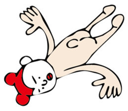 white face sticker #940450