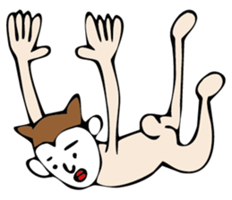 white face sticker #940468