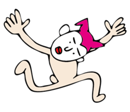 white face sticker #940473