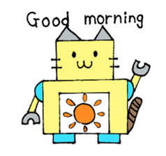 Cat type robot "ROBONEKONYAN" sticker #940687