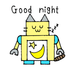 Cat type robot "ROBONEKONYAN" sticker #940688
