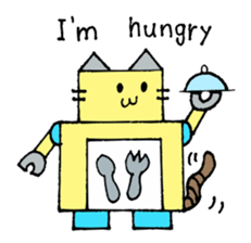 Cat type robot "ROBONEKONYAN" sticker #940689