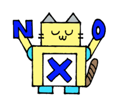 Cat type robot "ROBONEKONYAN" sticker #940691