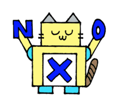 Cat type robot "ROBONEKONYAN" sticker #940691