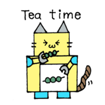 Cat type robot "ROBONEKONYAN" sticker #940694
