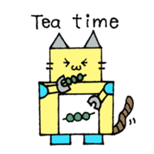 Cat type robot "ROBONEKONYAN" sticker #940694