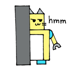 Cat type robot "ROBONEKONYAN" sticker #940696