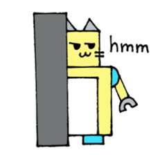 Cat type robot "ROBONEKONYAN" sticker #940696