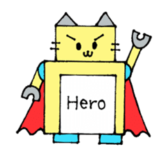 Cat type robot "ROBONEKONYAN" sticker #940714