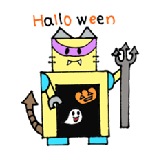 Cat type robot "ROBONEKONYAN" sticker #940715