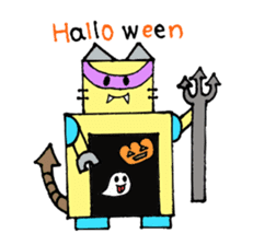 Cat type robot "ROBONEKONYAN" sticker #940715