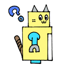 Cat type robot "ROBONEKONYAN" sticker #940716