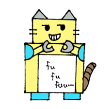 Cat type robot "ROBONEKONYAN" sticker #940723