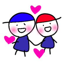 Red group sticker #941406