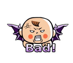 Daddy, please! Cute babies.(English) sticker #941608