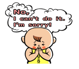 Daddy, please! Cute babies.(English) sticker #941618