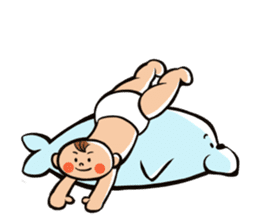 Daddy, please! Cute babies.(English) sticker #941638