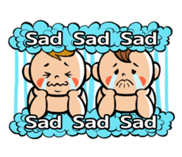 Daddy, please! Cute babies.(English) sticker #941642