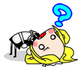 kawaii maid "mirinia." sticker #942423