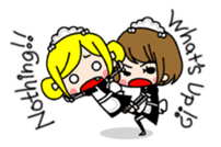 kawaii maid "mirinia." sticker #942442