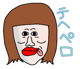 misunderstanding woman sticker #942576