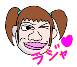 misunderstanding woman sticker #942595