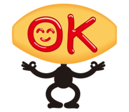 Omelet men sticker #942647