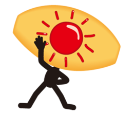 Omelet men sticker #942685