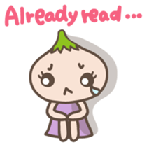 Tamako English version sticker #943011