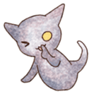 Halo of a cat sticker #943090