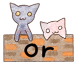 Halo of a cat sticker #943093