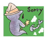 Halo of a cat sticker #943104