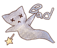 Halo of a cat sticker #943109