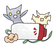 Halo of a cat sticker #943111