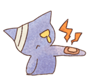 Halo of a cat sticker #943116